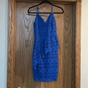 HOMECOMING SEASON! 
Lulu’s formal dress, royal blue, small